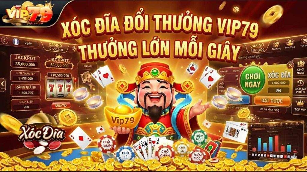 Xóc đĩa đổi thưởng Vip79